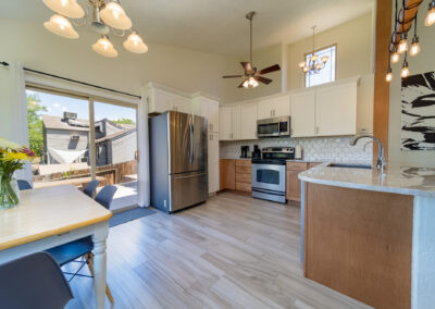 Kitchen Cabinets and Tile Floor in Grand Junction